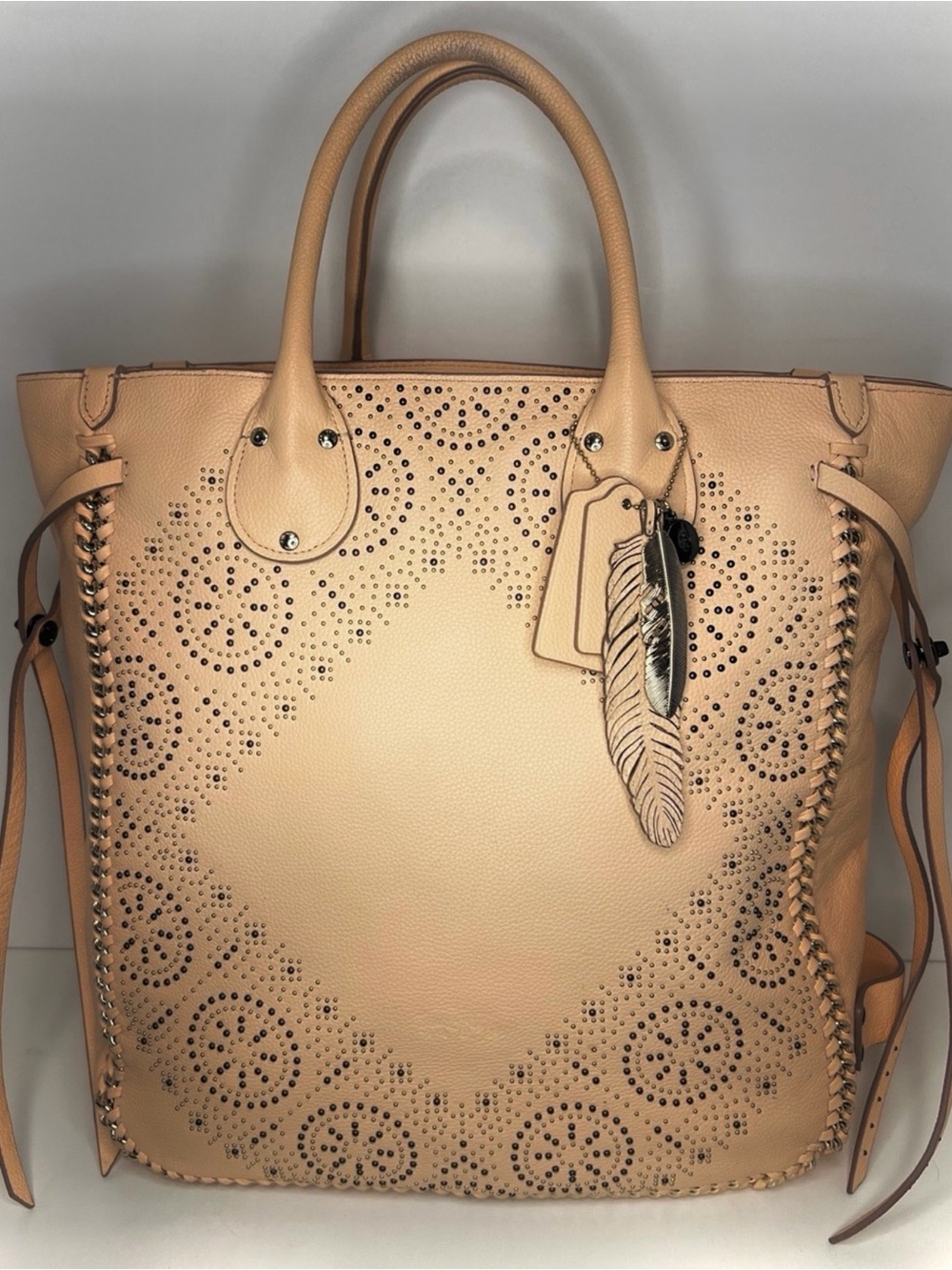Coach Whiplash Studded Tatum Tote